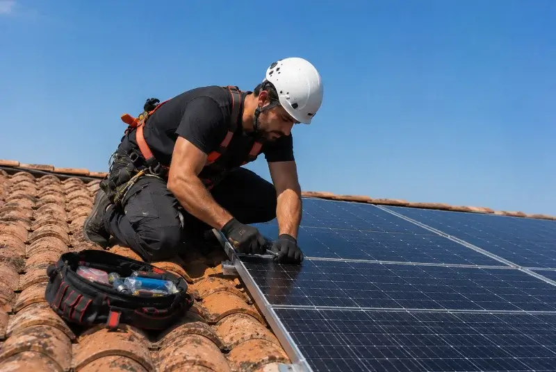 Maintenance et monitoring de panneaux solaires à Graveson